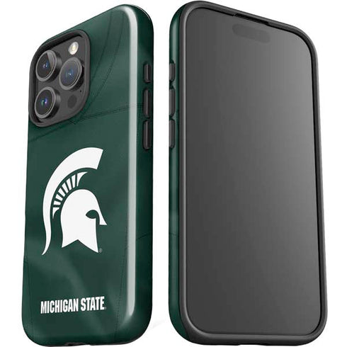Michigan State University Green Jersey iPhone 16 Pro Impact Case